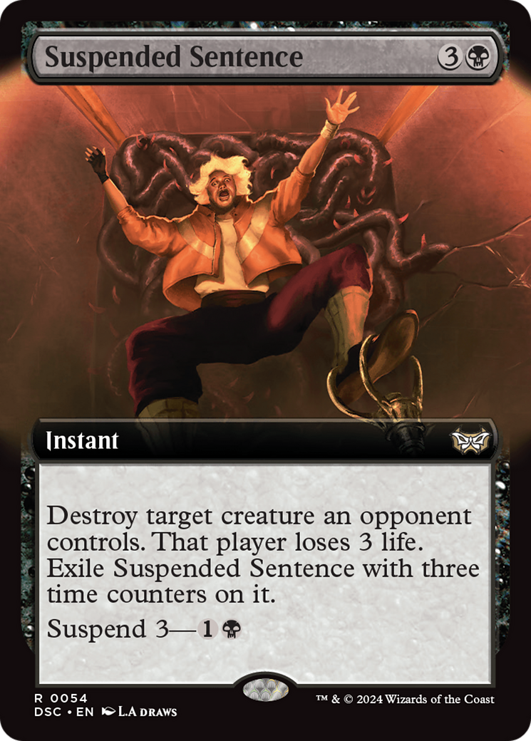 Suspended Sentence (Extended Art) [Duskmourn: House of Horror Commander] | Webway Games