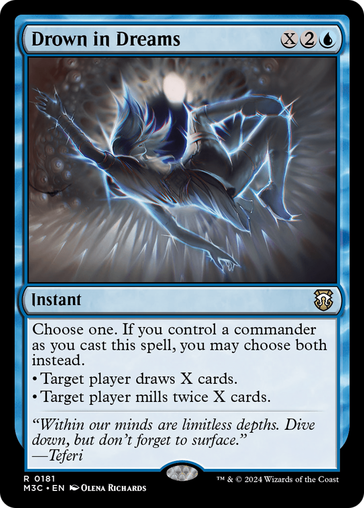 Drown in Dreams (Ripple Foil) [Modern Horizons 3 Commander] | Webway Games