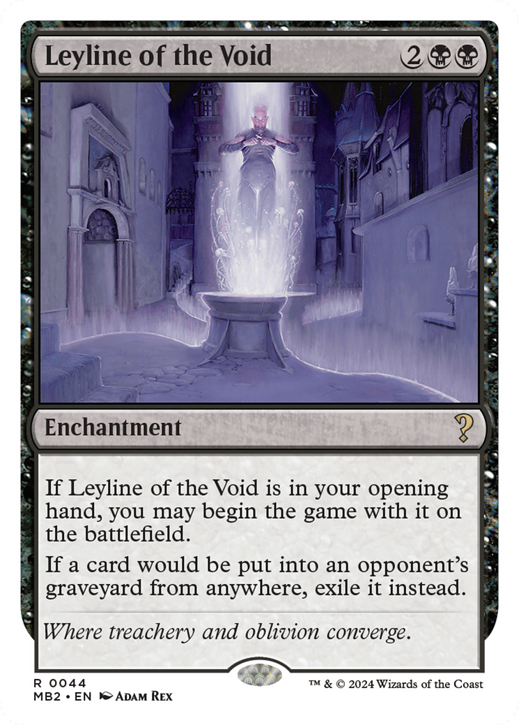 Leyline of the Void (White Border) [Mystery Booster 2] | Webway Games