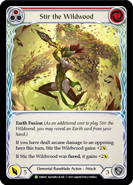 Stir the Wildwood [FAB047] (Promo)  Rainbow Foil | Webway Games