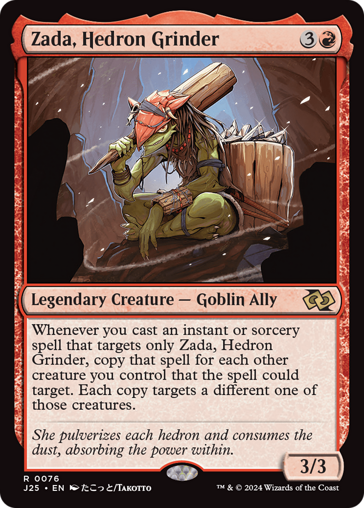 Zada, Hedron Grinder (Anime) [Foundations Jumpstart] | Webway Games