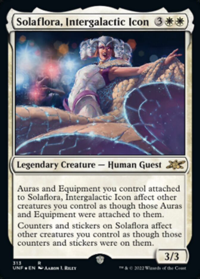 Solaflora, Intergalactic Icon (Galaxy Foil) [Unfinity] | Webway Games