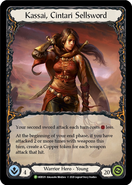 Kassai, Cintari Sellsword [HER029] (Promo)  Cold Foil | Webway Games