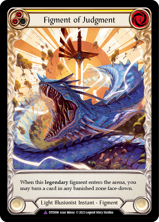 Figment of Judgment // Themis, Archangel of Judgment (Marvel) [DTD006] (Dusk Till Dawn)  Cold Foil | Webway Games