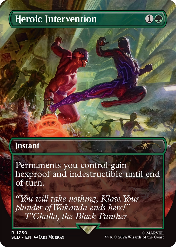 Heroic Intervention (Rainbow Foil) [Secret Lair Drop Series] | Webway Games