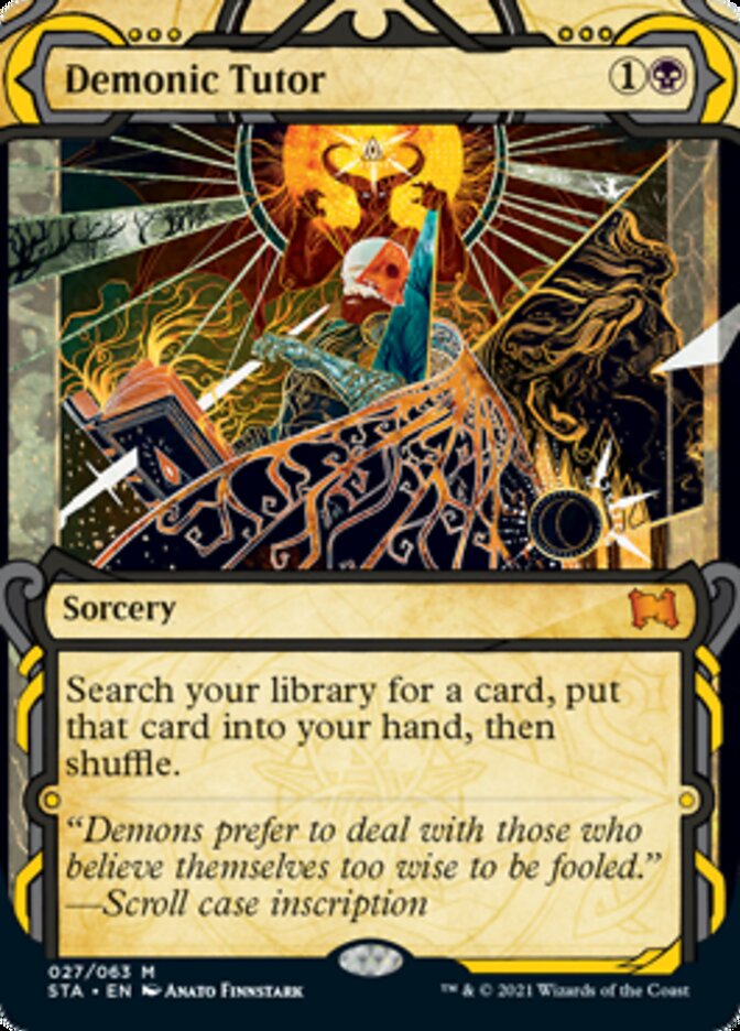 Demonic Tutor (Foil Etched) [Strixhaven: Mystical Archive] | Webway Games