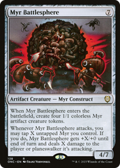 Myr Battlesphere [Phyrexia: All Will Be One Commander] | Webway Games