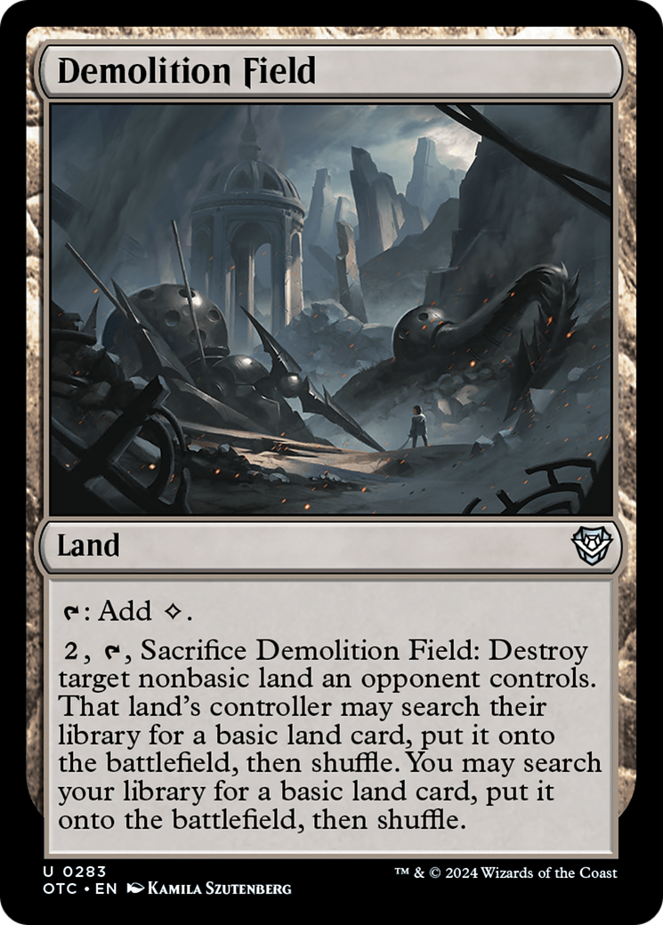 Demolition Field [Outlaws of Thunder Junction Commander] | Webway Games