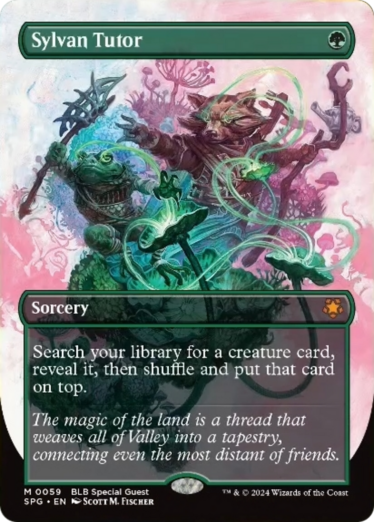 Sylvan Tutor (Borderless) [Bloomburrow Special Guests] | Webway Games