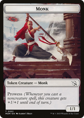 Monk // Spirit (14) Double-Sided Token [March of the Machine Tokens] | Webway Games