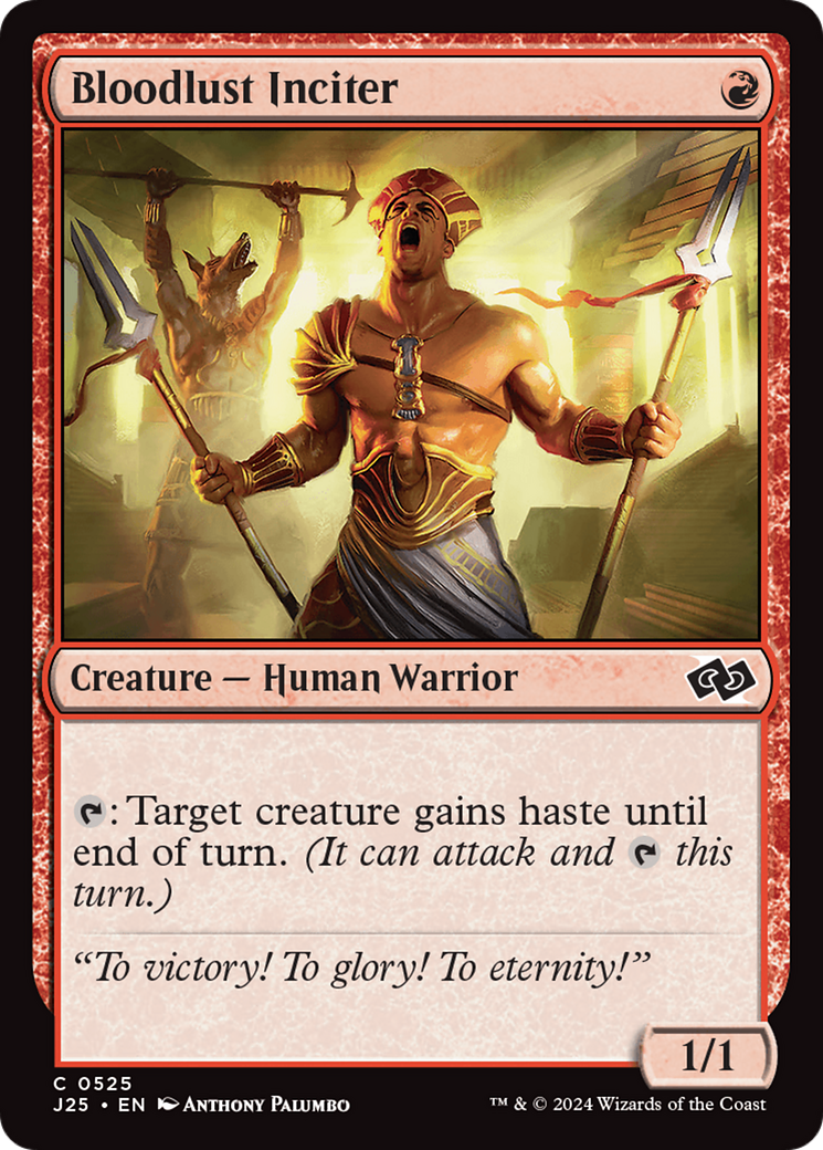 Bloodlust Inciter [Foundations Jumpstart] | Webway Games