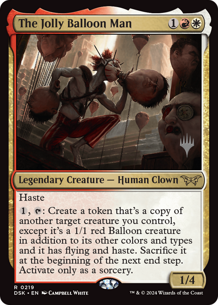 The Jolly Balloon Man (Promo Pack) [Duskmourn: House of Horror Promos] | Webway Games