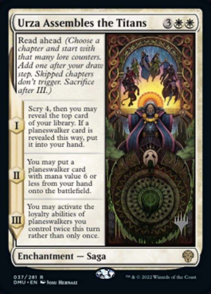 Urza Assembles the Titans (Promo Pack) [Dominaria United Promos] | Webway Games