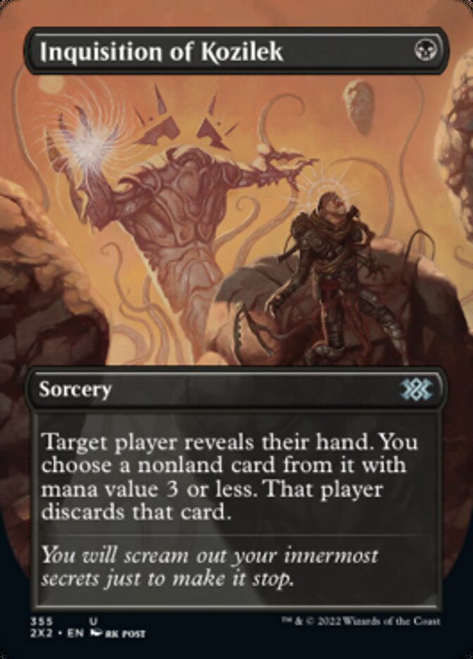 Inquisition of Kozilek (Borderless Alternate Art) [Double Masters 2022] | Webway Games
