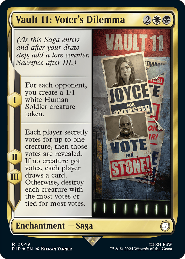 Vault 11: Voter's Dilemna (Surge Foil) [Fallout] | Webway Games