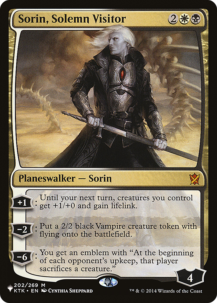 Sorin, Solemn Visitor [The List] | Webway Games