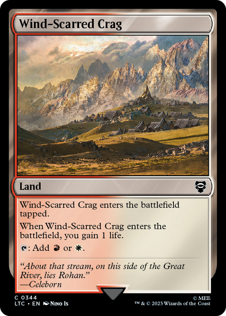 Wind-Scarred Crag [The Lord of the Rings: Tales of Middle-Earth Commander] | Webway Games