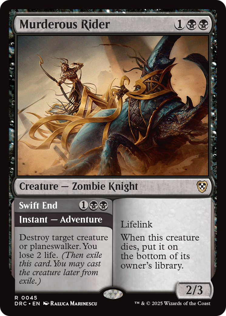 Murderous Rider [Aetherdrift Commander] | Webway Games