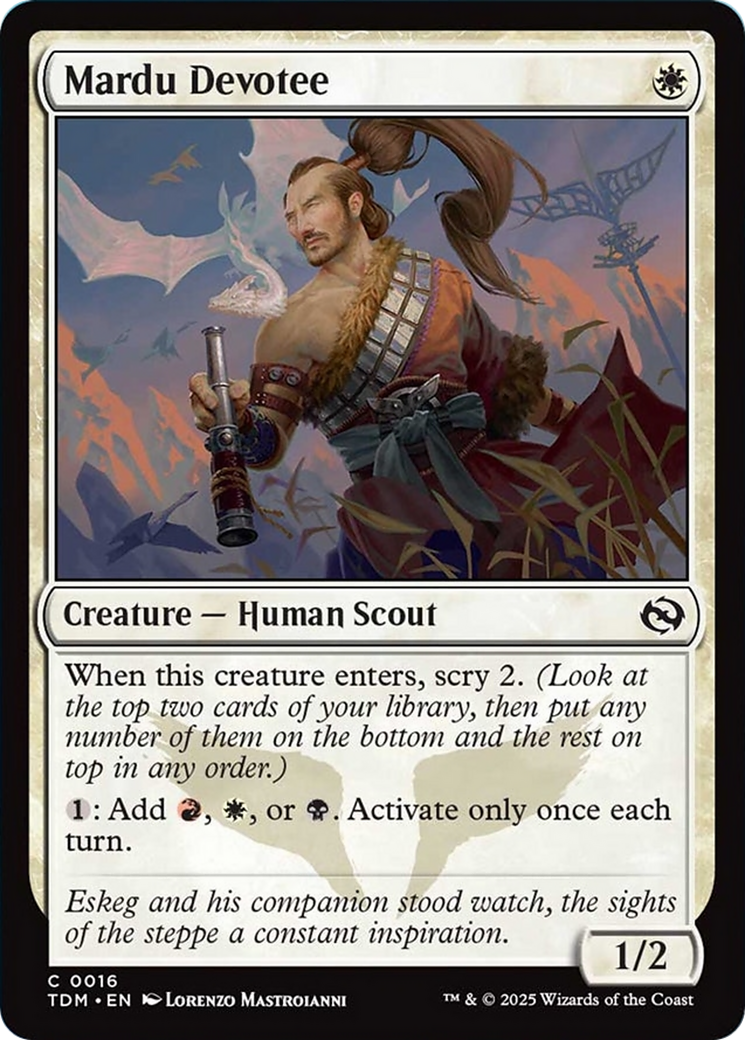 Mardu Devotee [Tarkir: Dragonstorm] | Webway Games