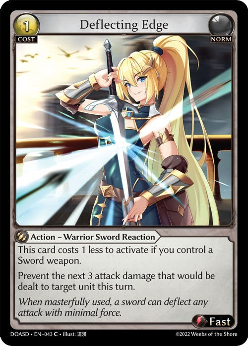 Deflecting Edge (043) [Dawn of Ashes: Starter Decks] | Webway Games