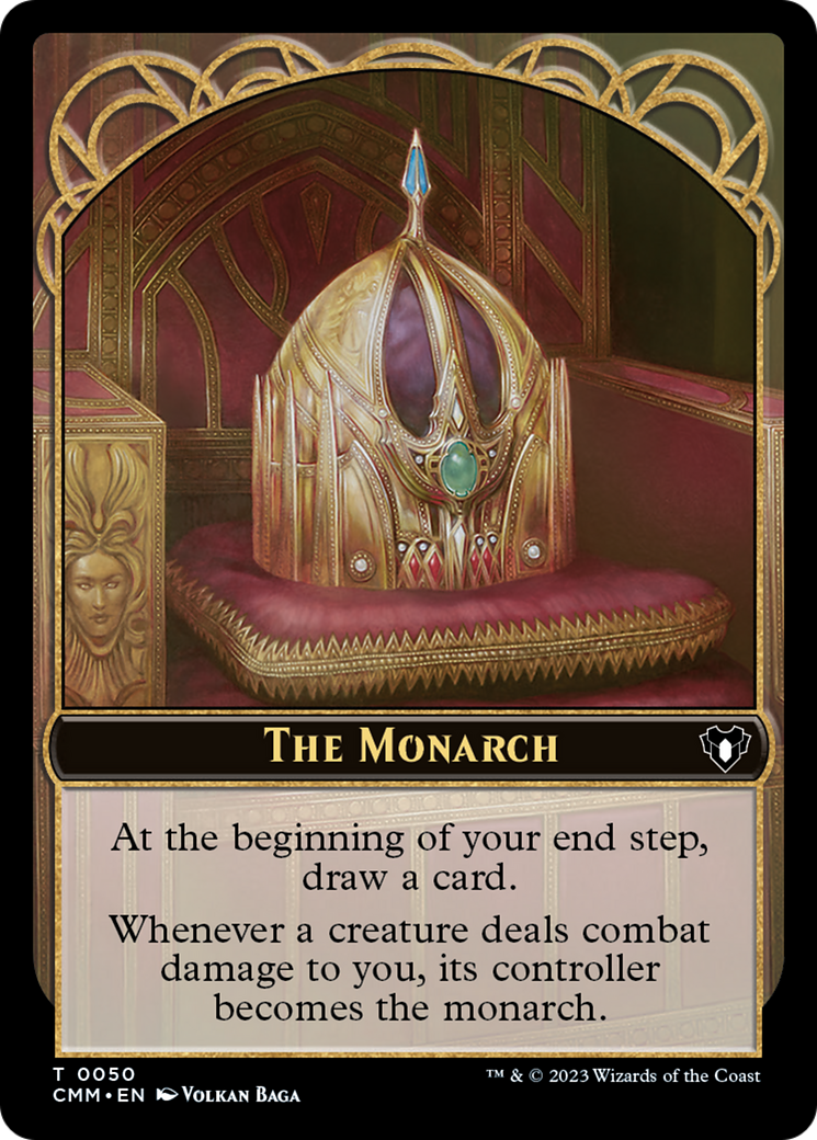 Copy (54) // The Monarch Double-Sided Token [Commander Masters Tokens] | Webway Games