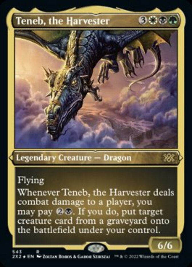 Teneb, the Harvester (Foil Etched) [Double Masters 2022] | Webway Games