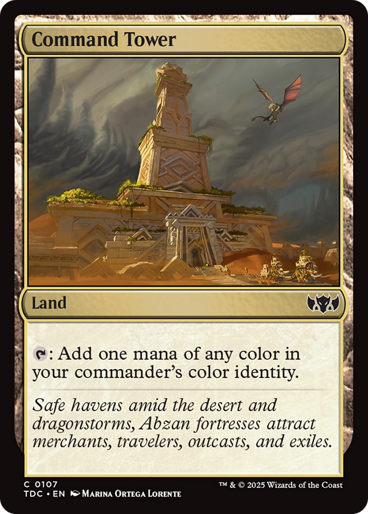 Command Tower [Tarkir: Dragonstorm Commander] | Webway Games