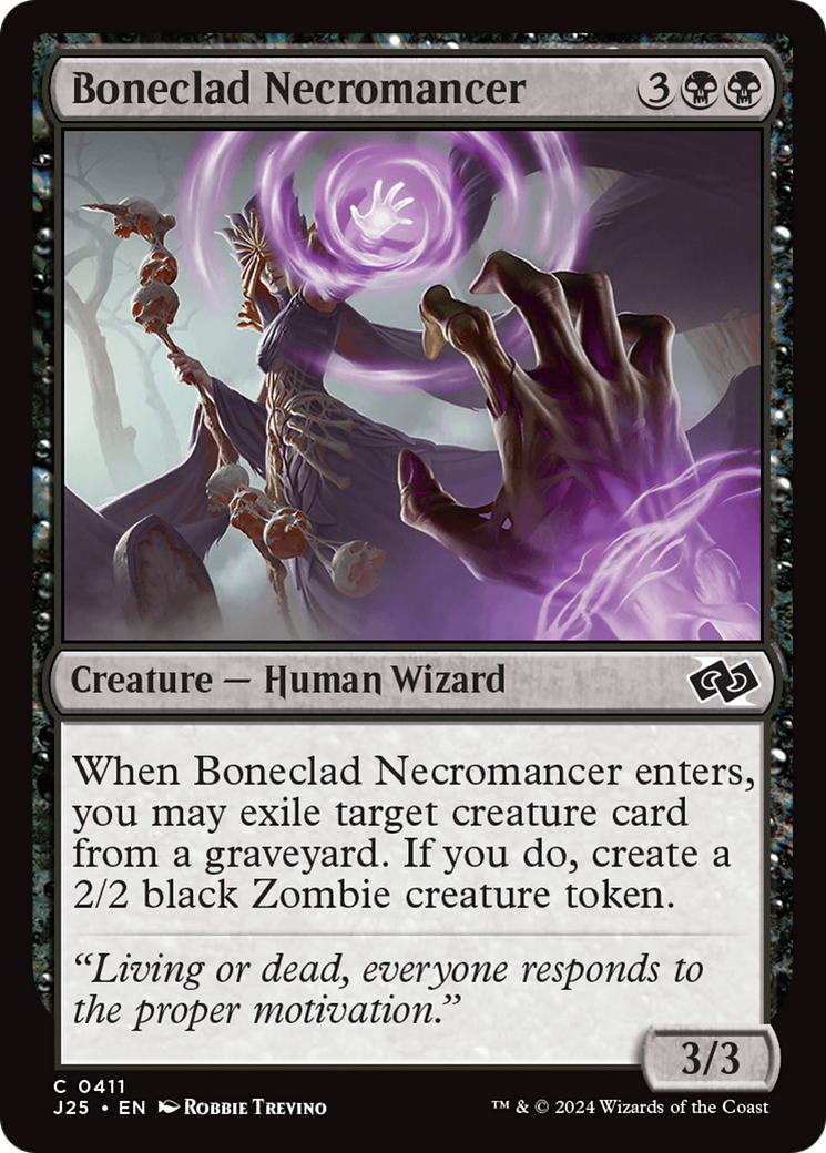 Boneclad Necromancer [Foundations Jumpstart] | Webway Games