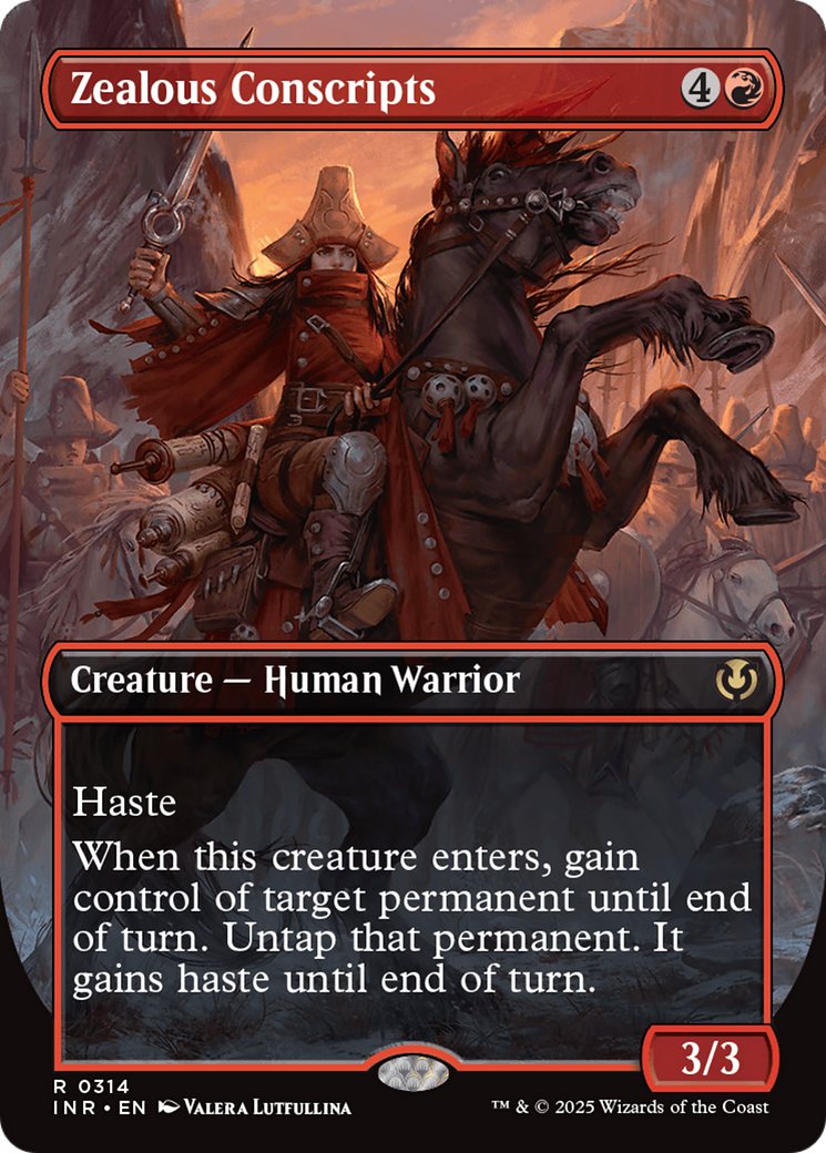 Zealous Conscripts (Borderless) [Innistrad Remastered] | Webway Games