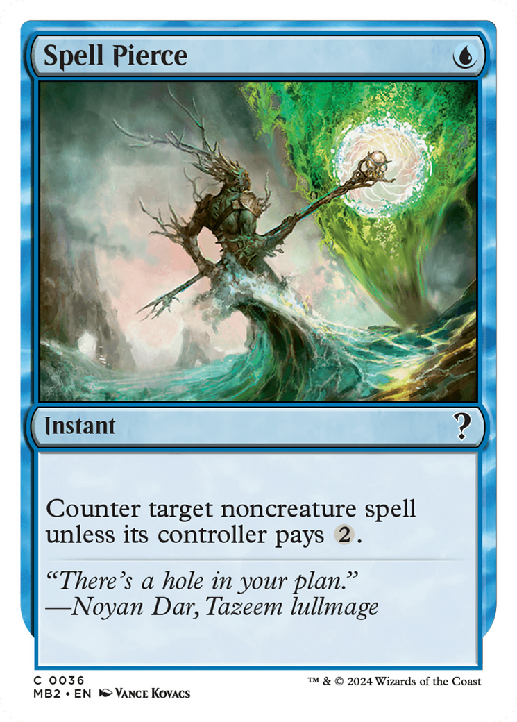Spell Pierce (White Border) [Mystery Booster 2] | Webway Games
