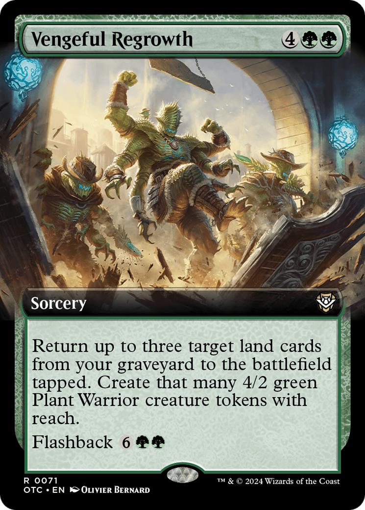 Vengeful Regrowth (Extended Art) [Outlaws of Thunder Junction Commander] | Webway Games