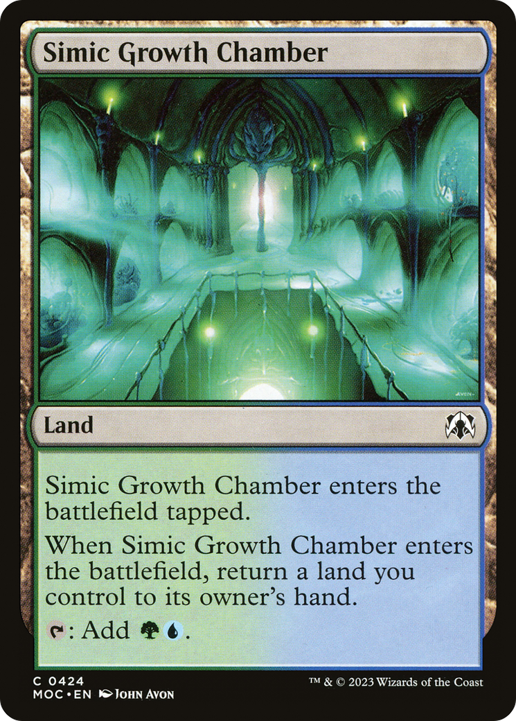 Simic Growth Chamber [March of the Machine Commander] | Webway Games