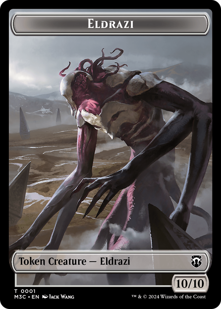 Spirit (Ripple Foil) // Eldrazi Double-Sided Token [Modern Horizons 3 Commander Tokens] | Webway Games