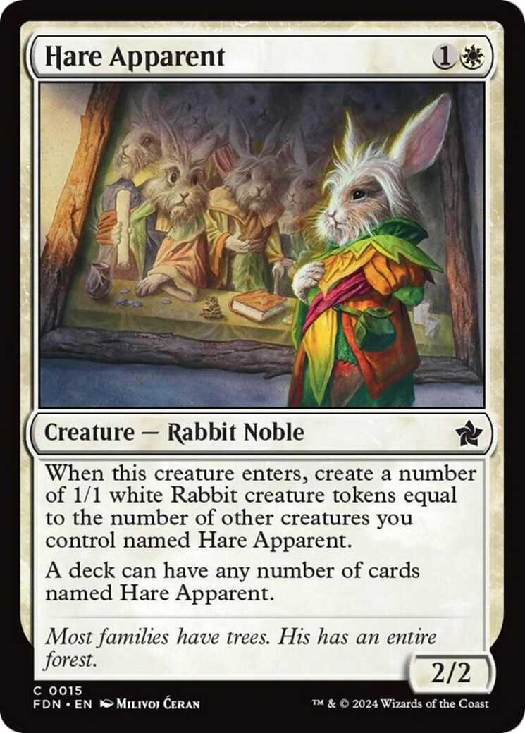 Hare Apparent [Foundations] | Webway Games