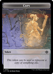 Copy // Dinosaur Double-Sided Token [The Lost Caverns of Ixalan Commander Tokens] | Webway Games
