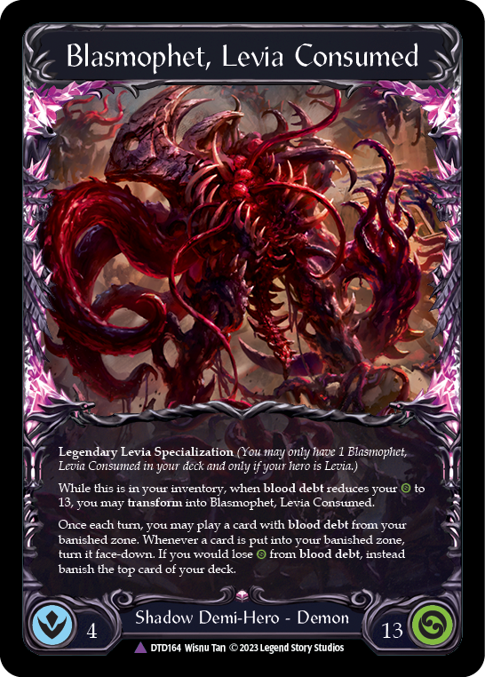 Levia, Redeemed // Blasmophet, Levia Consumed (Marvel) [DTD164] (Dusk Till Dawn)  Cold Foil | Webway Games