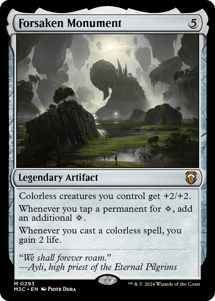 Forsaken Monument (Ripple Foil) [Modern Horizons 3 Commander] | Webway Games