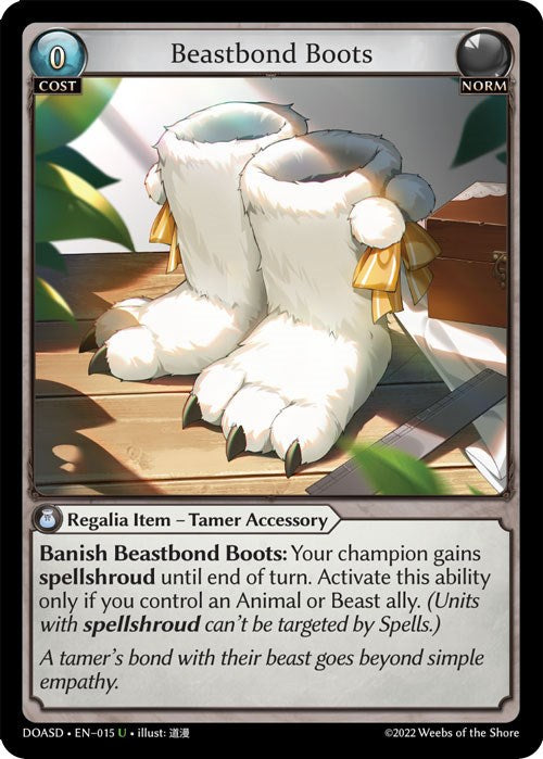 Beastbond Boots (015) [Dawn of Ashes: Starter Decks] | Webway Games