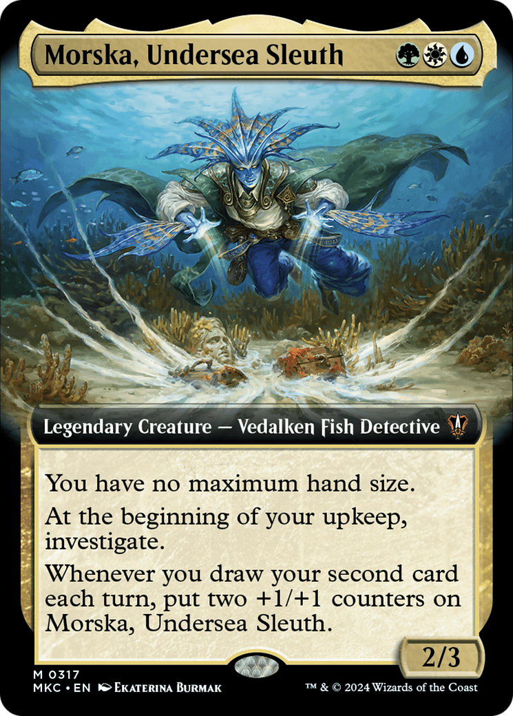 Morska, Undersea Sleuth (Extended Art) [Murders at Karlov Manor Commander] | Webway Games