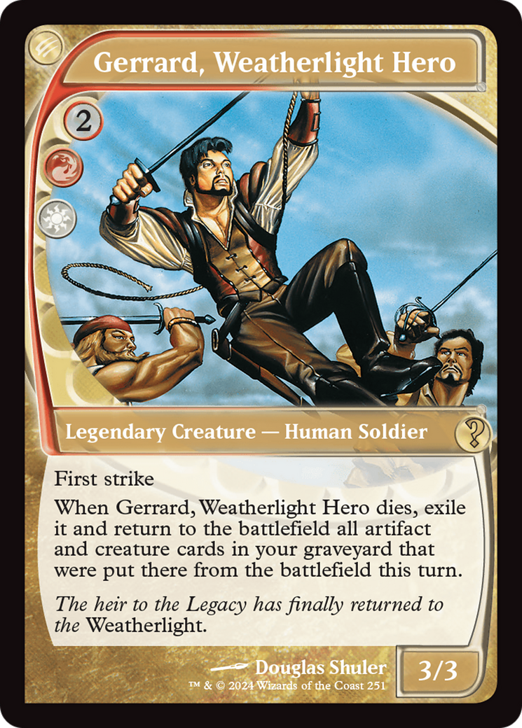 Gerrard, Weatherlight Hero (Future Sight) [Mystery Booster 2] | Webway Games