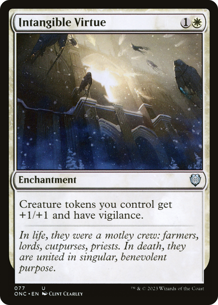 Intangible Virtue [Phyrexia: All Will Be One Commander] | Webway Games