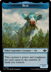 Beau // Plot Double-Sided Token [Outlaws of Thunder Junction Tokens] | Webway Games