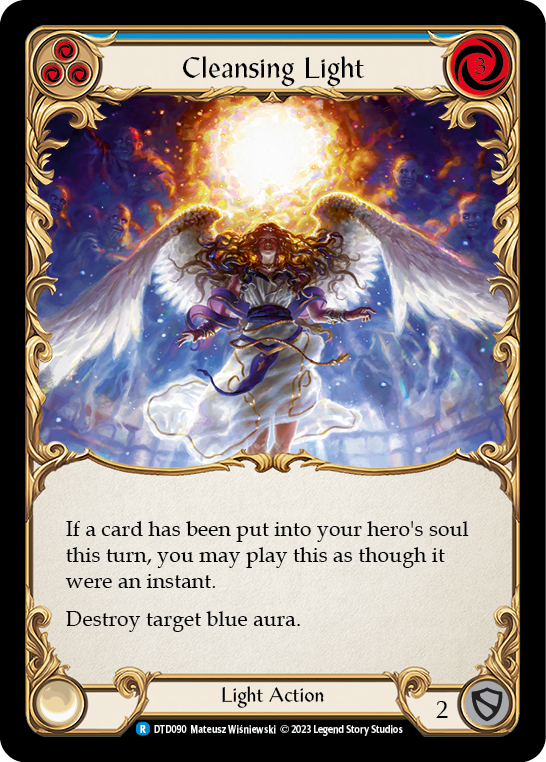 Cleansing Light (Blue) [DTD090] (Dusk Till Dawn)  Rainbow Foil | Webway Games