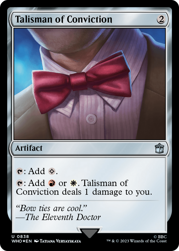 Talisman of Conviction (Surge Foil) [Doctor Who] | Webway Games
