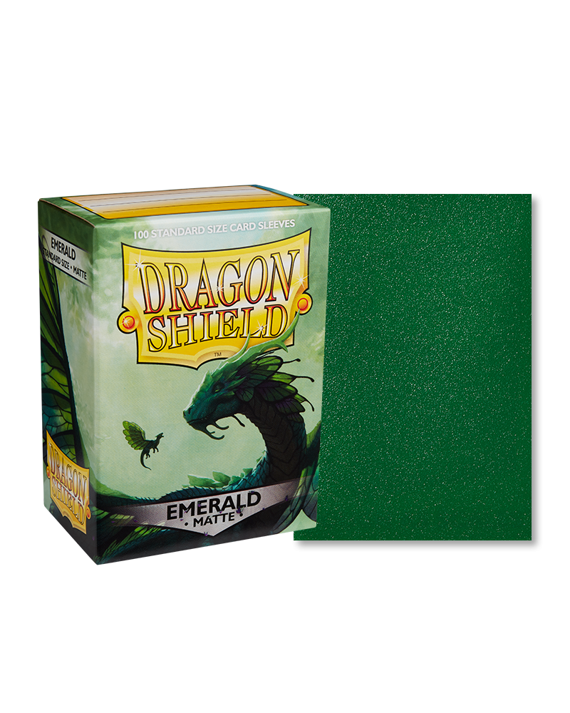 Emerald - Matte Sleeves - Standard Size | Webway Games