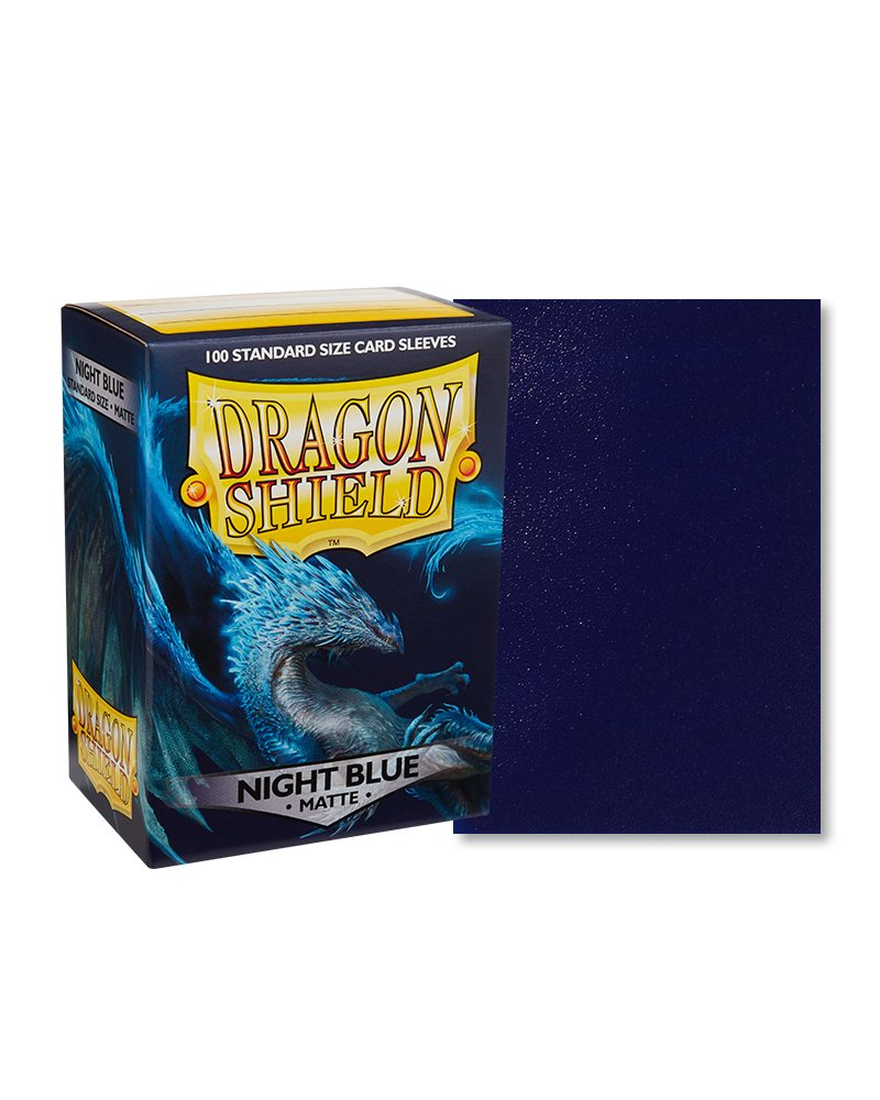 Night Blue - Matte Sleeves - Standard Size | Webway Games