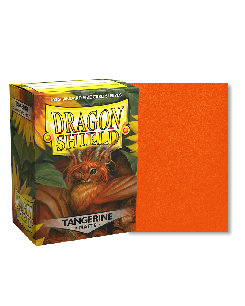Tangerine - Matte Sleeves - Standard Size | Webway Games