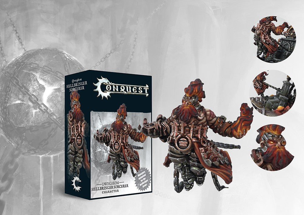 Conquest Dweghom: Hellbringer Sorcerer | Webway Games
