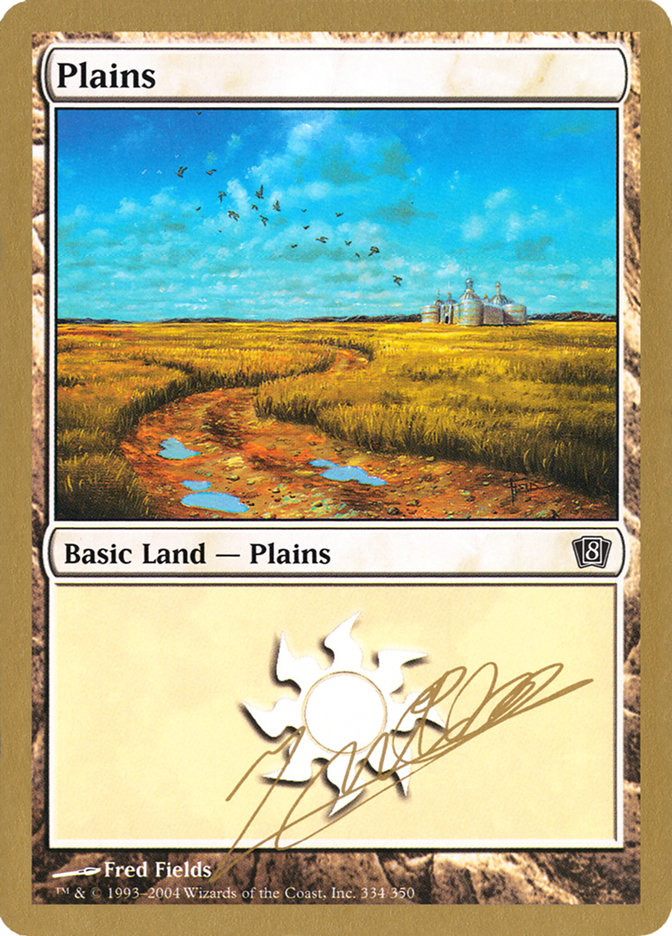 Plains (jn334) (Julien Nuijten) [World Championship Decks 2004] | Webway Games
