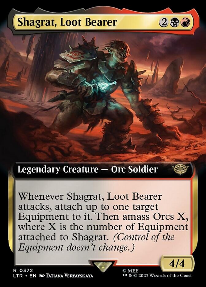 Shagrat, Loot Bearer (Extended Art) [The Lord of the Rings: Tales of Middle-Earth] | Webway Games
